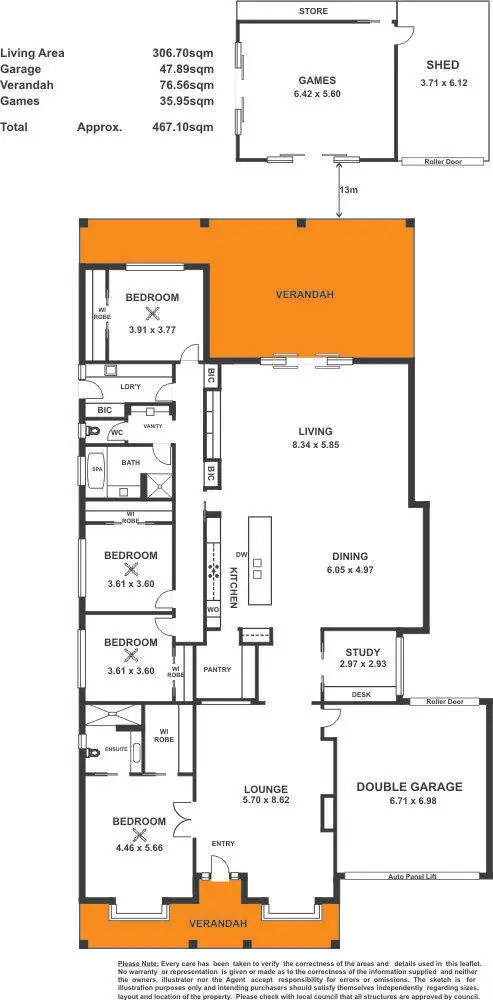 Floorplan of Homely house listing, 139 Robin Road, Semaphore South SA 5019