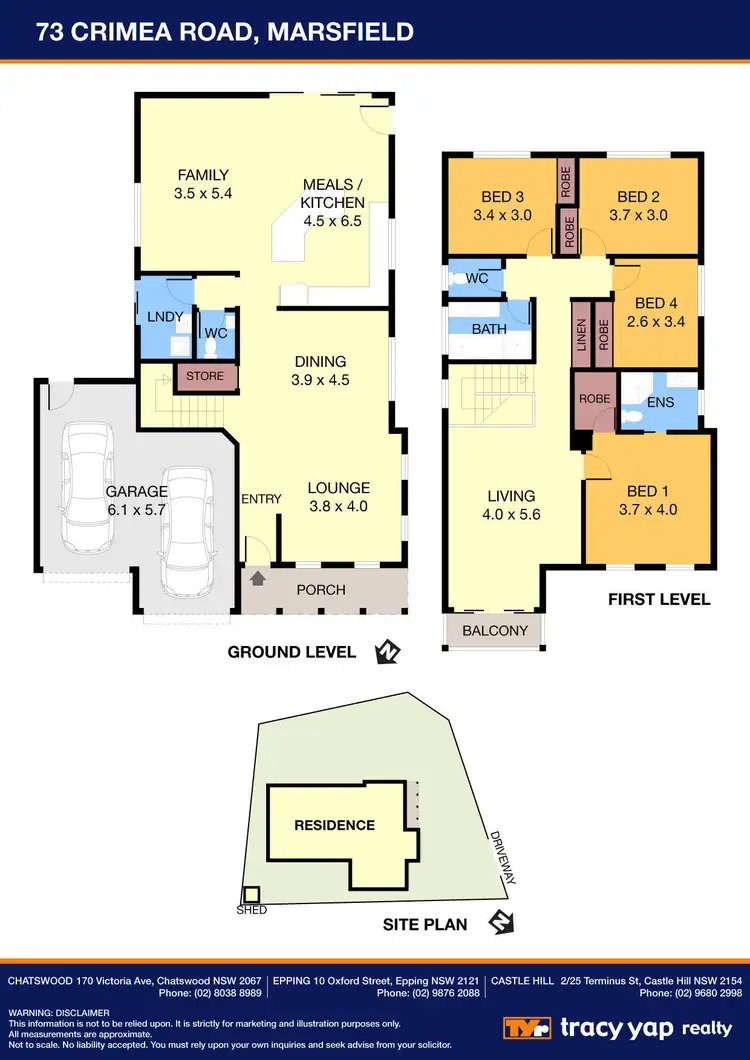 Floorplan of Homely house listing, 73 Crimea Road, Marsfield NSW 2122