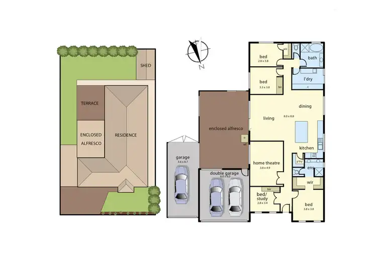 Floorplan of Homely house listing, 53 Banjo Paterson Drive, Pakenham VIC 3810