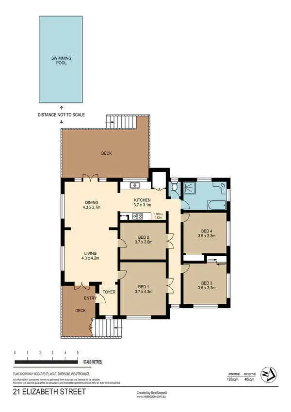 Floorplan of Homely house listing, 21 Elizabeth Street, Sherwood QLD 4075