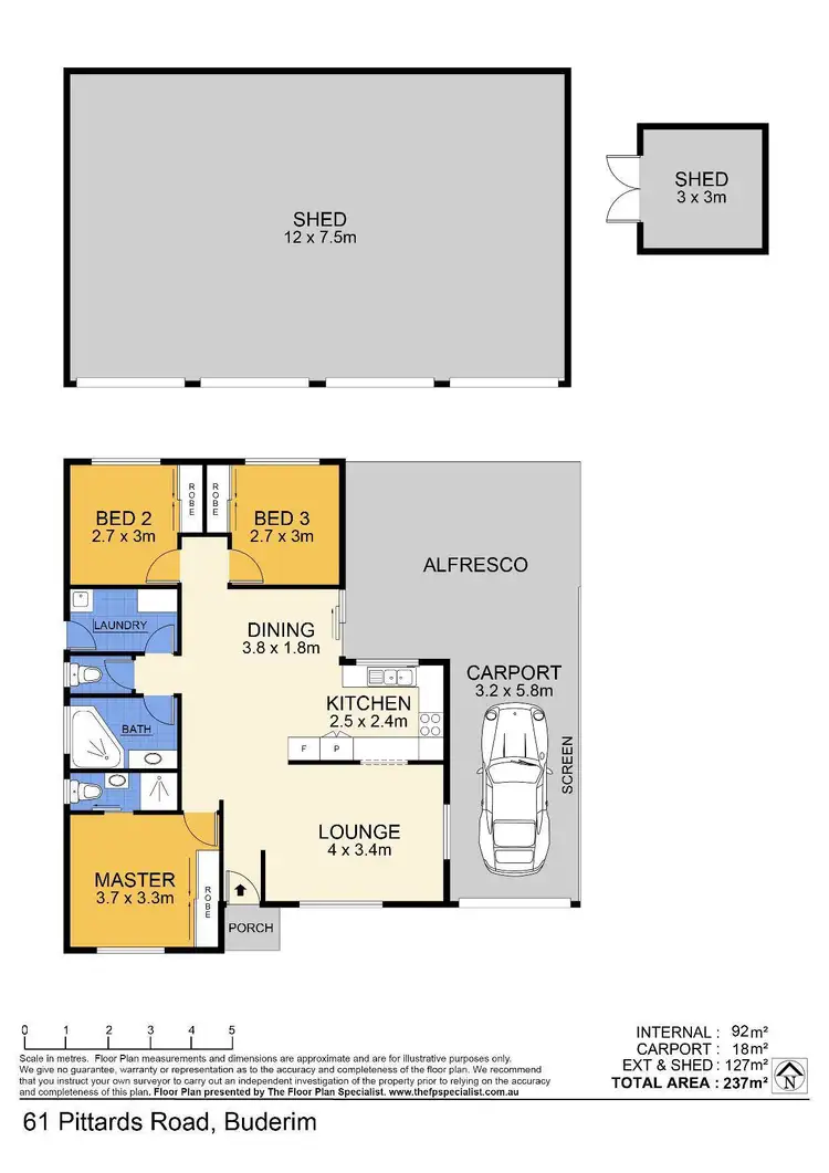 Floorplan of Homely house listing, 61 Pittards Road, Buderim QLD 4556