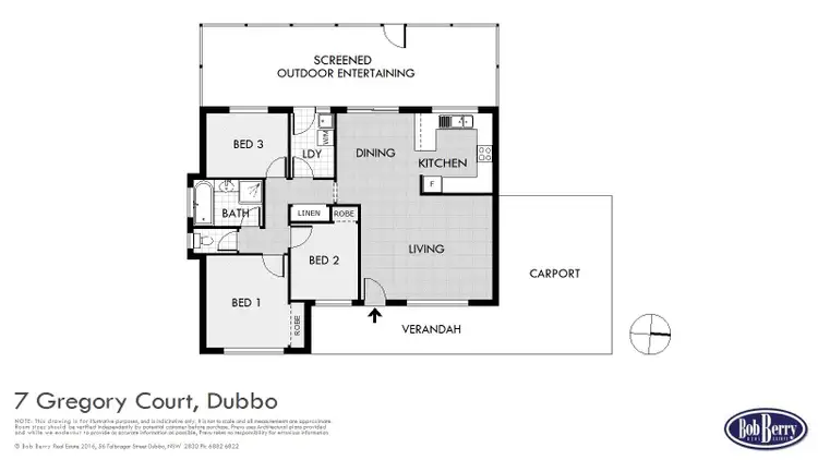 Floorplan of Homely house listing, 7 Gregory Court, Dubbo NSW 2830
