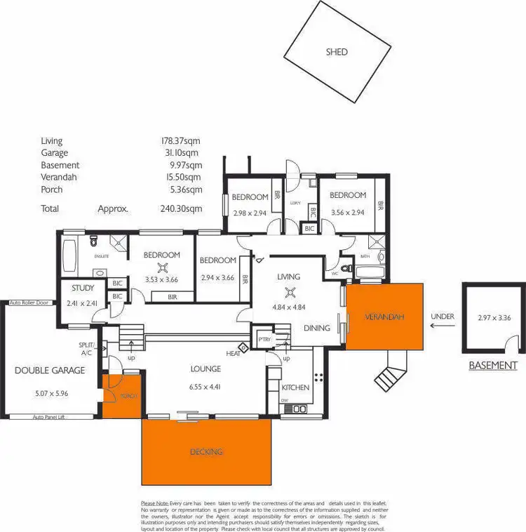 Floorplan of Homely house listing, 10 Moasca Avenue, Panorama SA 5041