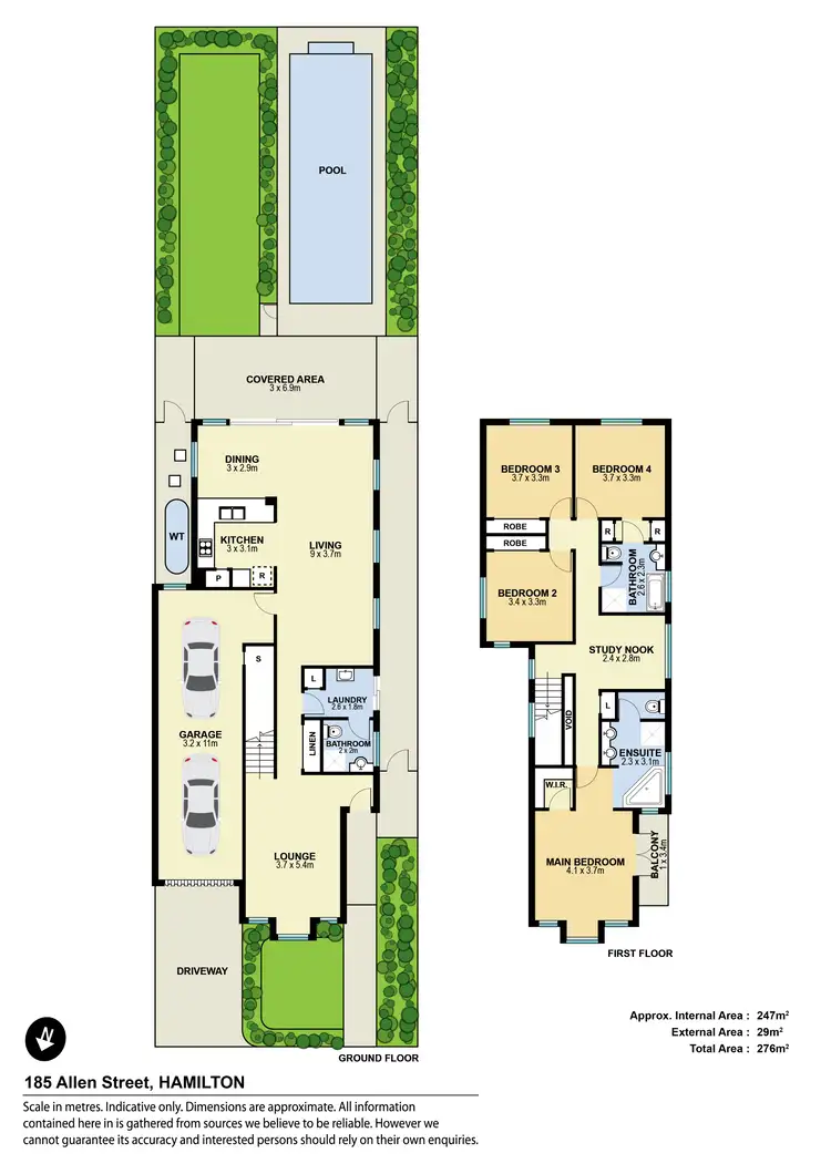 Floorplan of Homely house listing, 185 Allen Street, Hamilton QLD 4007