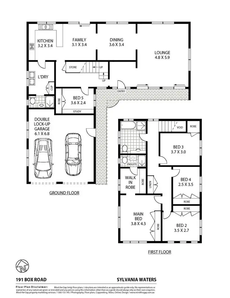 Floorplan of Homely house listing, 191 Box Road, Sylvania Waters NSW 2224