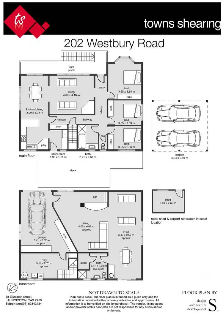 Floorplan of Homely house listing, 202 Westbury Road, Prospect TAS 7250