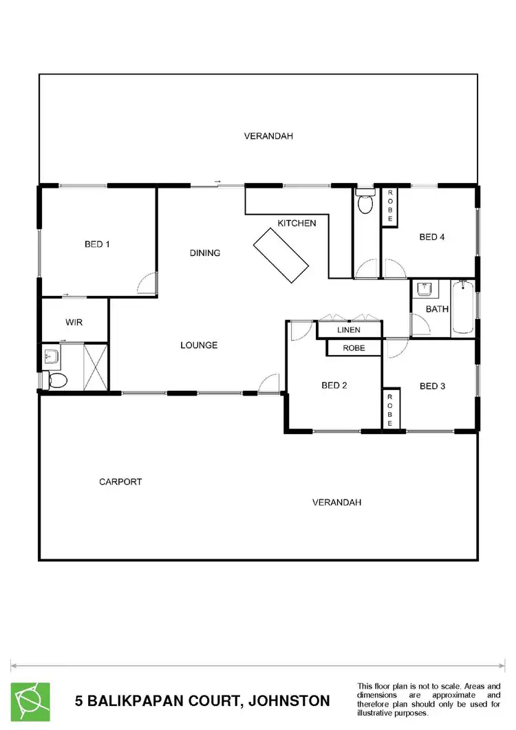 Floorplan of Homely house listing, 5 Balikpapan Court, Johnston NT 832