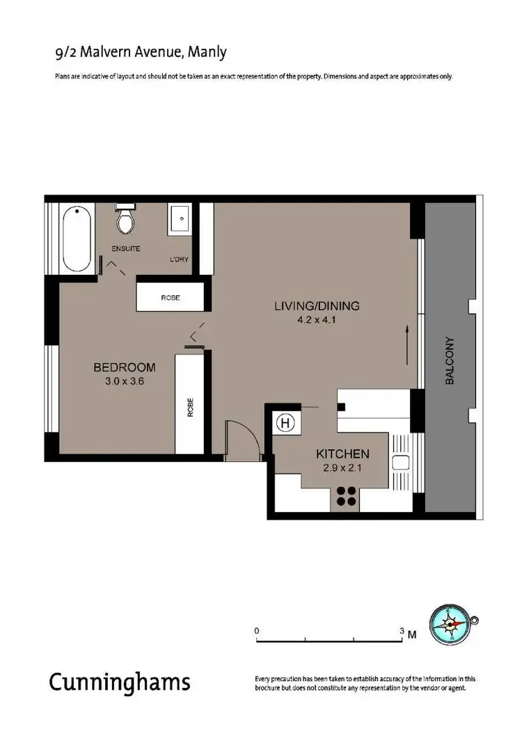 Floorplan of Homely apartment listing, 9/2 Malvern Avenue, Manly NSW 2095