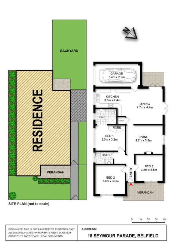 Floorplan of Homely house listing, 18 Seymour Parade, Belfield NSW 2191
