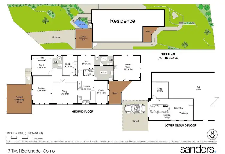 Floorplan of Homely house listing, 17 Tivoli Esplanade, Como NSW 2226