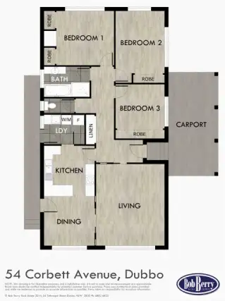 Floorplan of Homely house listing, 54 Corbett Avenue, Dubbo NSW 2830