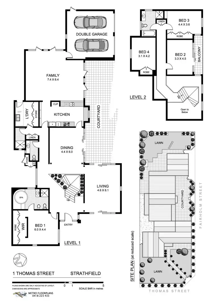 Floorplan of Homely house listing, 1 Thomas Street, Strathfield NSW 2135
