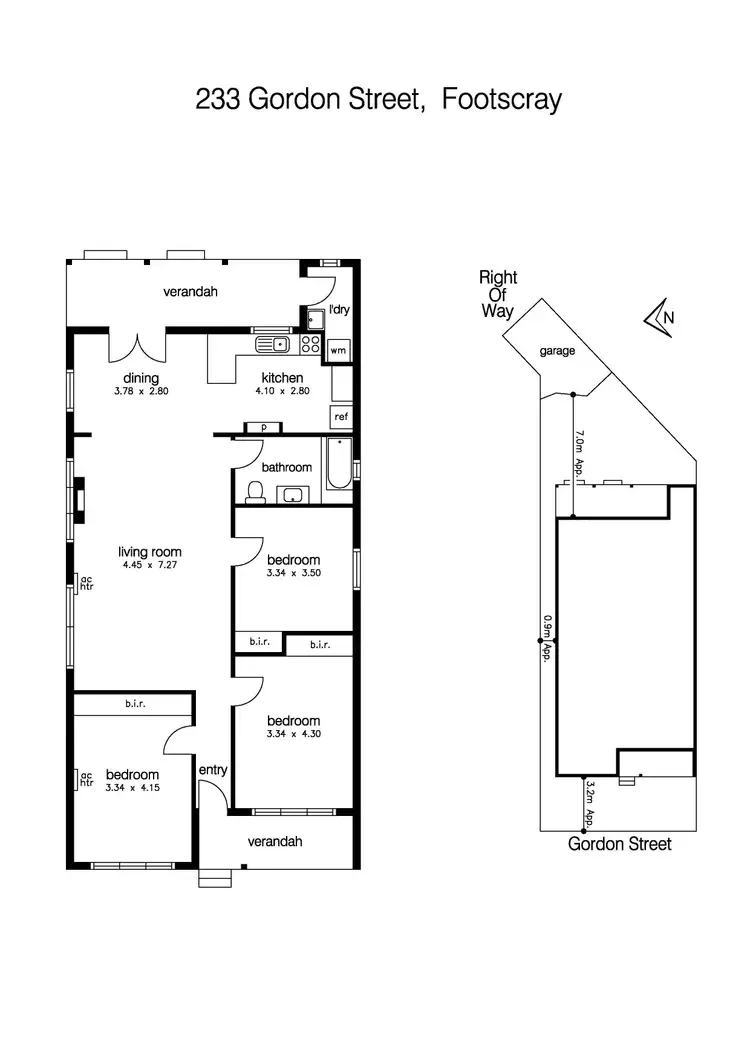 Floorplan of Homely house listing, 233 Gordon Street, Footscray VIC 3011
