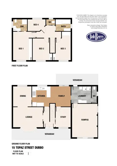Floorplan of Homely house listing, 15 Topaz Street, Dubbo NSW 2830