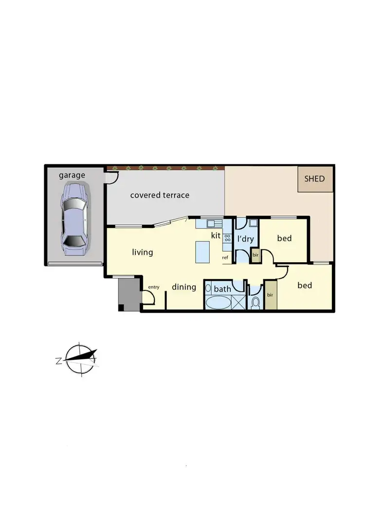 Floorplan of Homely unit listing, 3/11 Cootamundra Street, Doveton VIC 3177