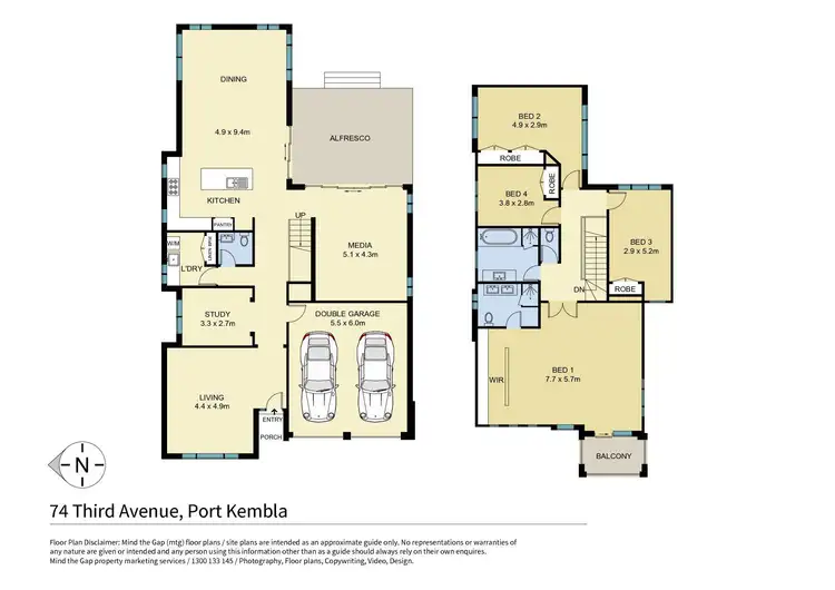 Floorplan of Homely house listing, 74 Third Avenue, Port Kembla NSW 2505