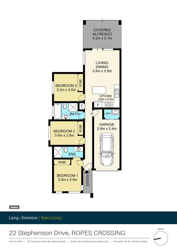 Floorplan of Homely house listing, 22 Stephenson Drive, Ropes Crossing NSW 2760