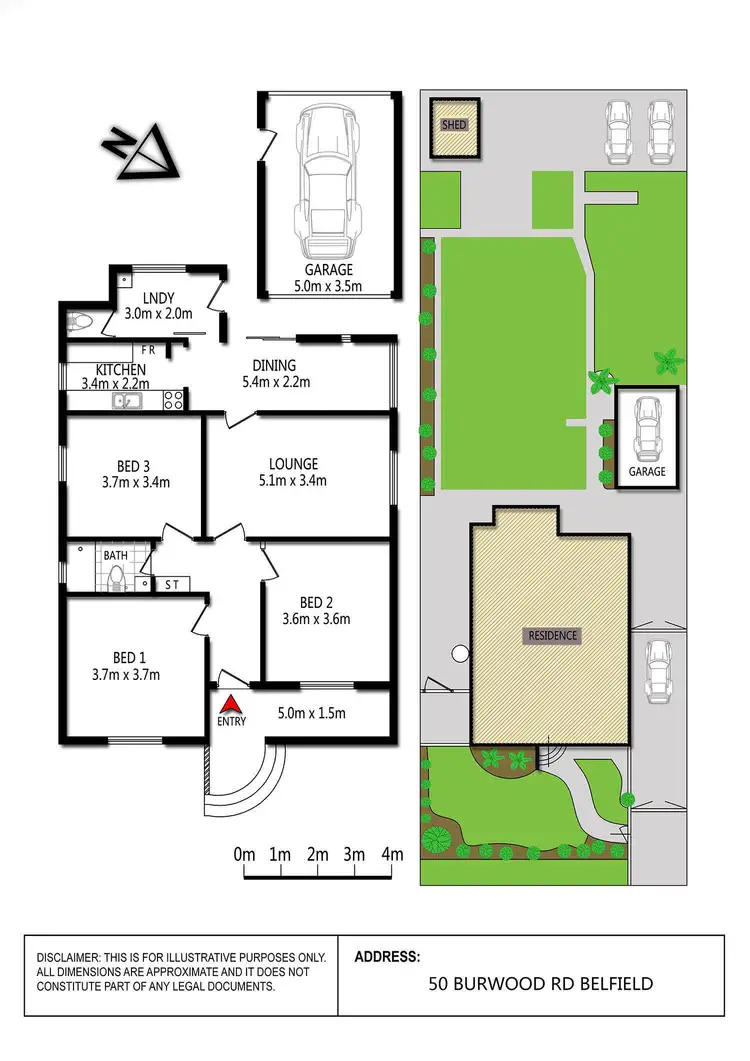 Floorplan of Homely house listing, 50 Burwood Road, Belfield NSW 2191