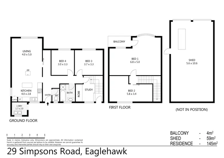 Floorplan of Homely house listing, 29 Simpsons Road, Eaglehawk VIC 3556