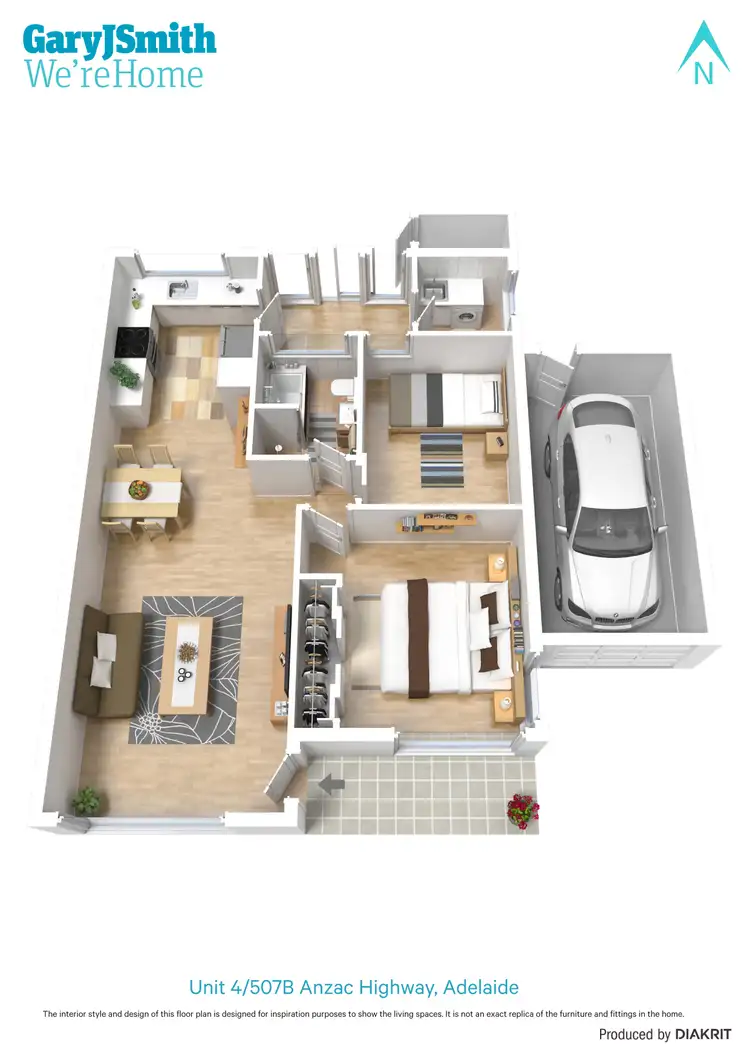 Floorplan of Homely apartment listing, 4/507B Anzac Highway, Glenelg North SA 5045