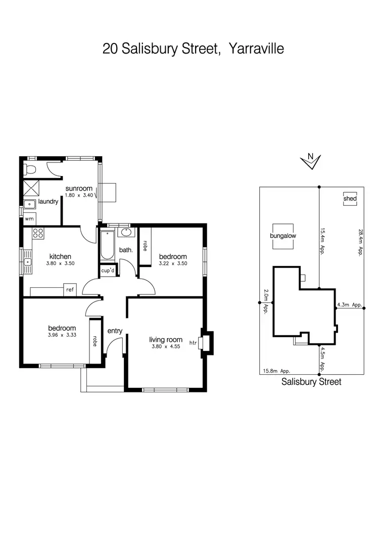 Floorplan of Homely house listing, 20 Salisbury Street, Yarraville VIC 3013