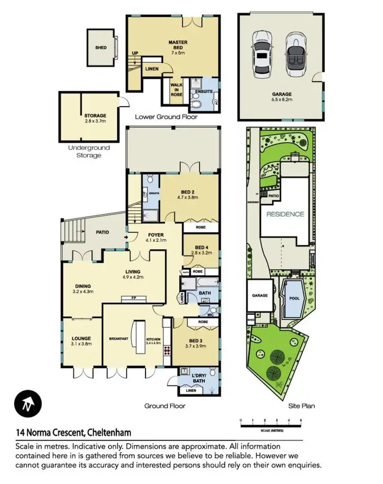 Floorplan of Homely house listing, 14 Norma Crescent, Cheltenham NSW 2119