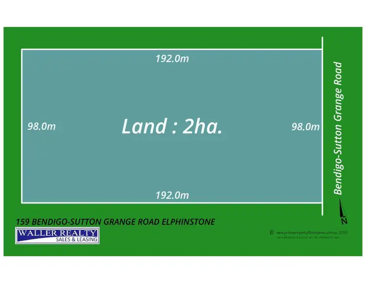 Floorplan of Homely rural property listing, 159 Bendigo - Sutton Grange Road, Elphinstone VIC 3448