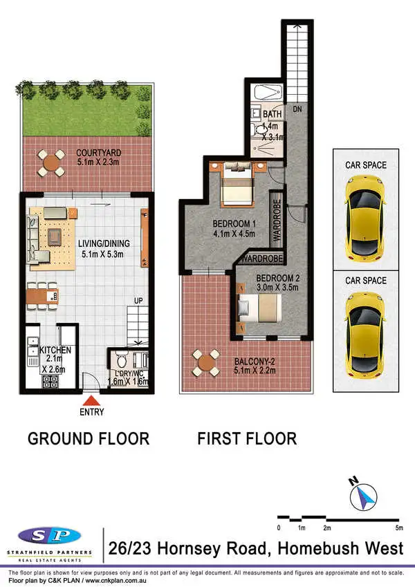 Floorplan of Homely apartment listing, 26/23-31 Hornsey Road, Homebush West NSW 2140