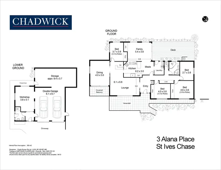 Floorplan of Homely house listing, 3 Alana Place, St Ives NSW 2075