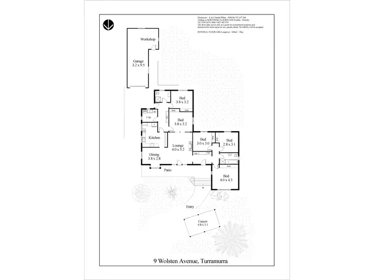 Floorplan of Homely house listing, 9 Wolsten Avenue, Turramurra NSW 2074