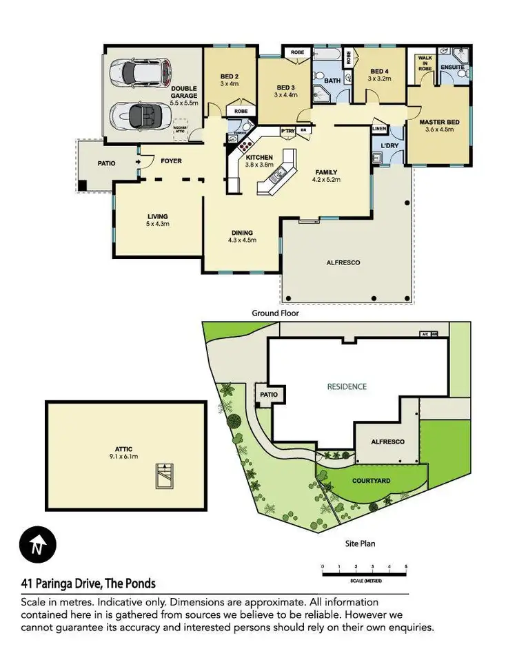 Floorplan of Homely house listing, 41 Paringa Drive, The Ponds NSW 2769