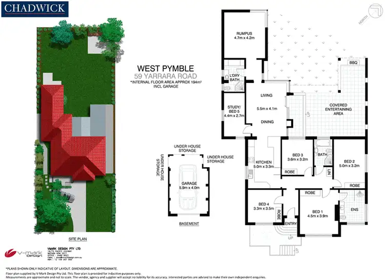 Floorplan of Homely house listing, 59 Yarrara Road, Pymble NSW 2073