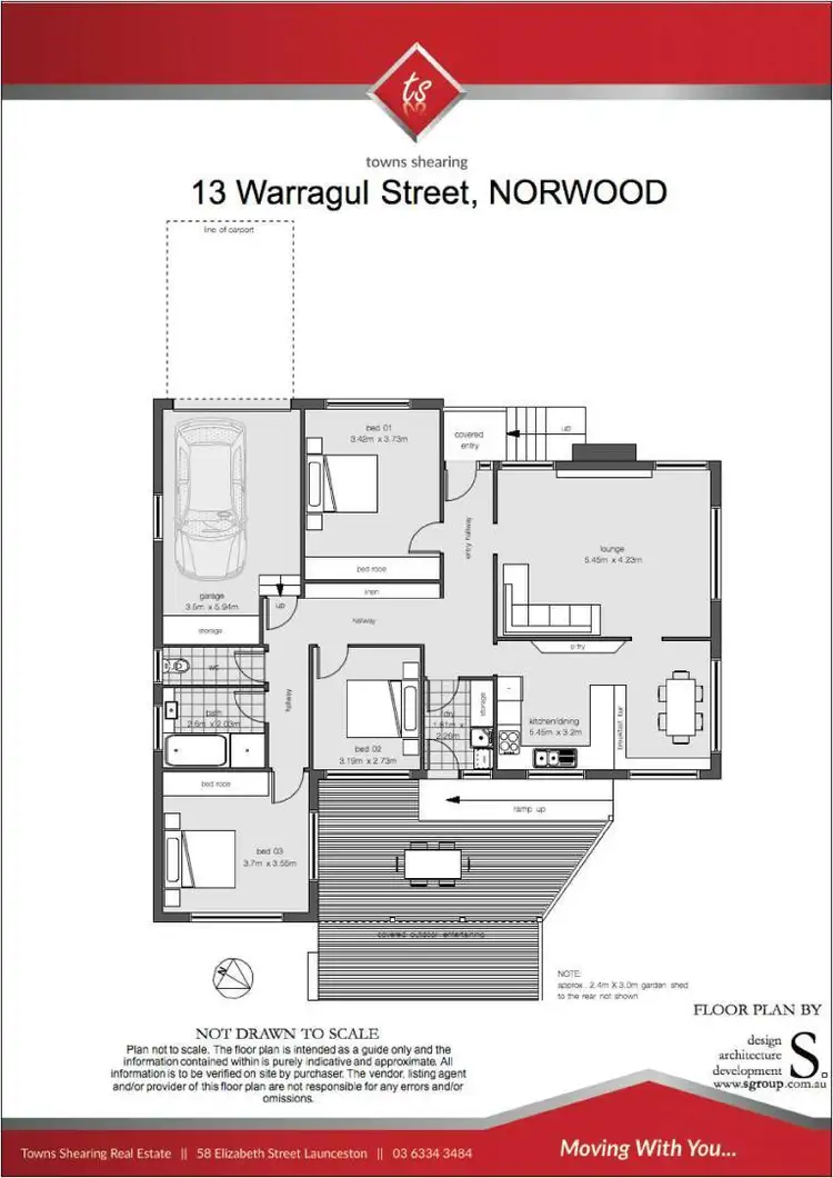 Floorplan of Homely house listing, 13 Warragul Street, Norwood TAS 7250