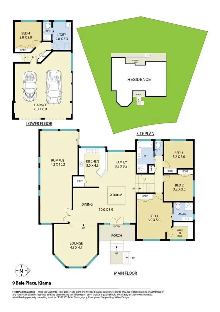 Floorplan of Homely house listing, 9 Bele Place, Kiama NSW 2533