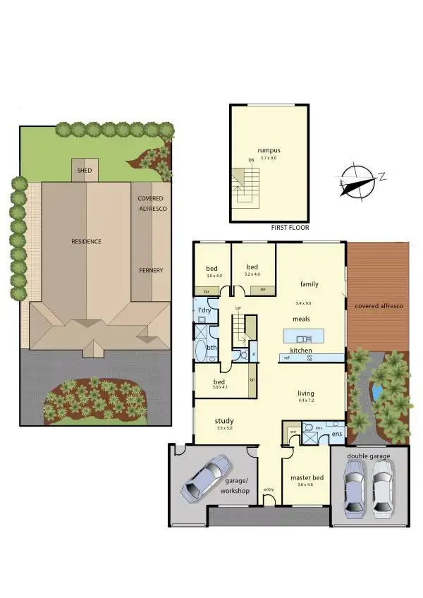 Floorplan of Homely house listing, 9 Eddie Barron Terrace, Pakenham VIC 3810