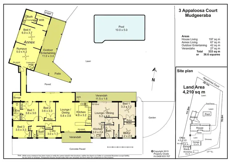 Floorplan of Homely house listing, 3 Appaloosa Court, Mudgeeraba QLD 4213