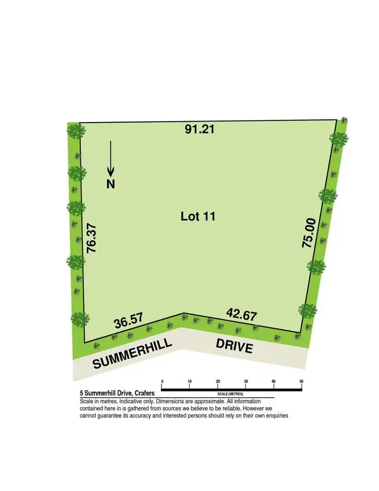 Floorplan of Homely land listing, 5 Summer Hill Drive, Crafers SA 5152