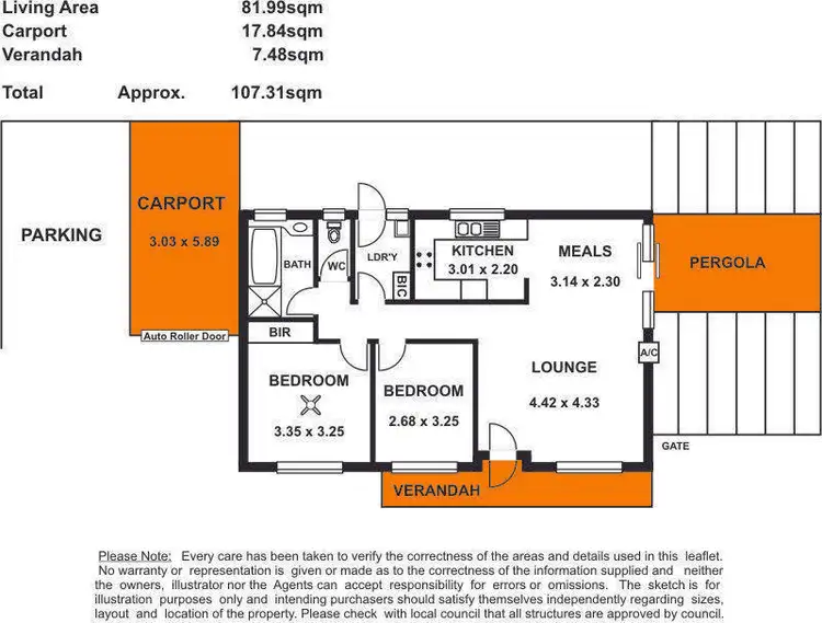 Floorplan of Homely unit listing, 2/169 Military Road, Tennyson SA 5022