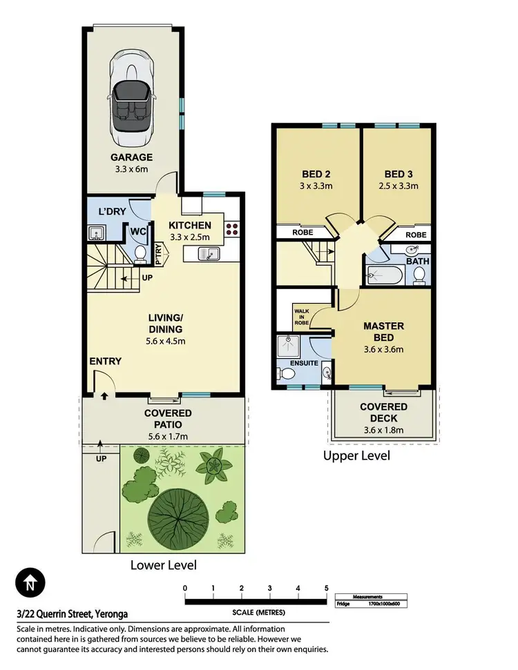 Floorplan of Homely townhouse listing, 3/22 Querrin Street, Yeronga QLD 4104
