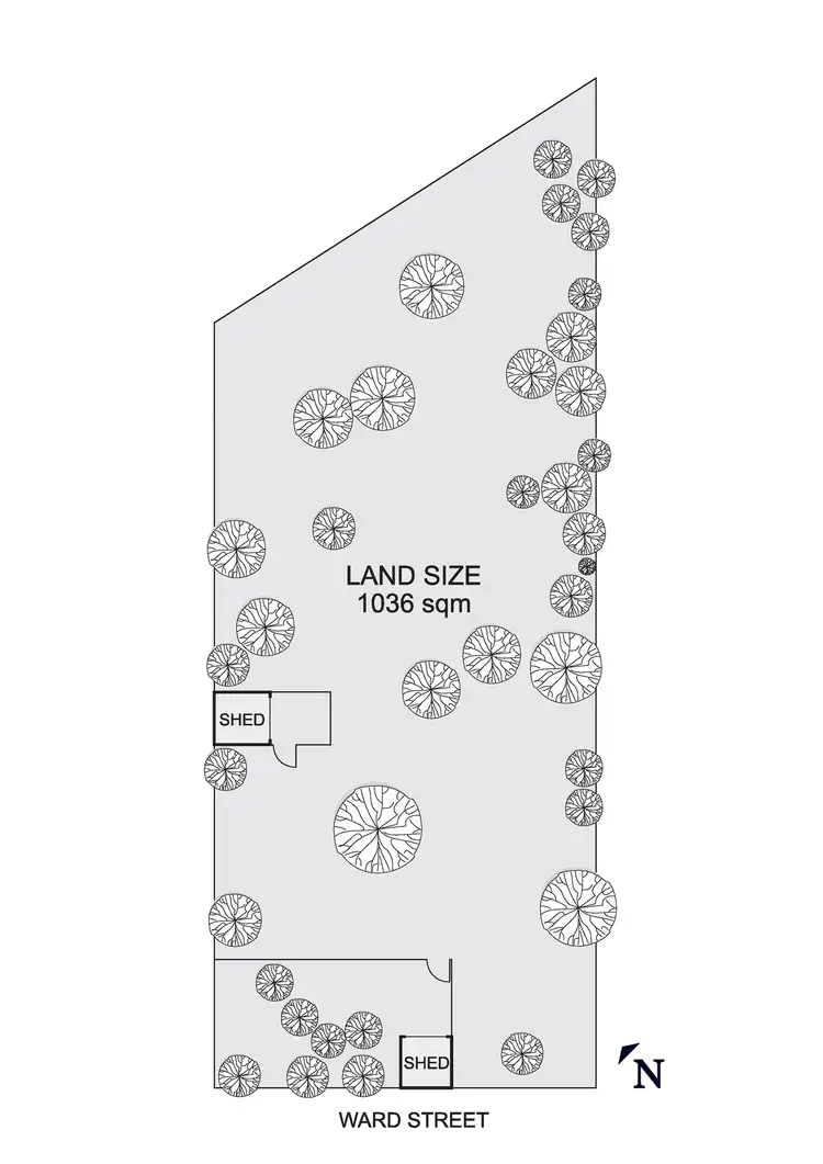 Floorplan of Homely land listing, 5 Ward Street, Diamond Creek VIC 3089