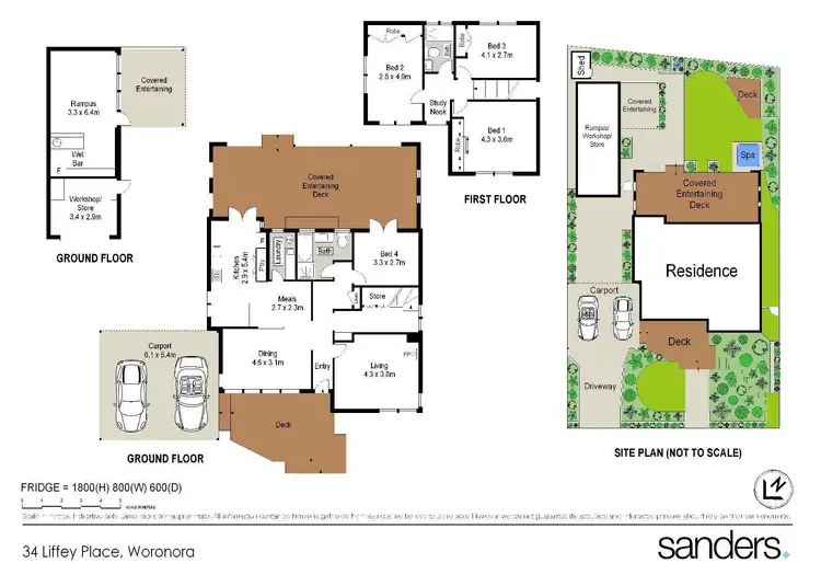 Floorplan of Homely house listing, 34 Liffey Place, Woronora NSW 2232