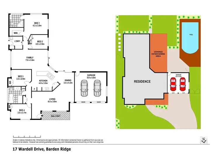 Floorplan of Homely house listing, 17 Wardell Drive, Barden Ridge NSW 2234