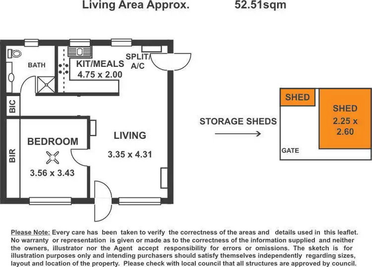 Floorplan of Homely unit listing, 11/14 Kyle Street, Glenside SA 5065