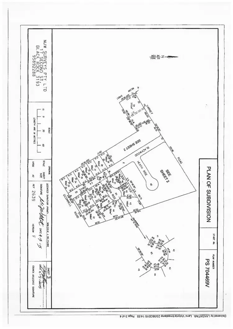 Floorplan of Homely land listing, 24 Blackwood Drive, Foster VIC 3960