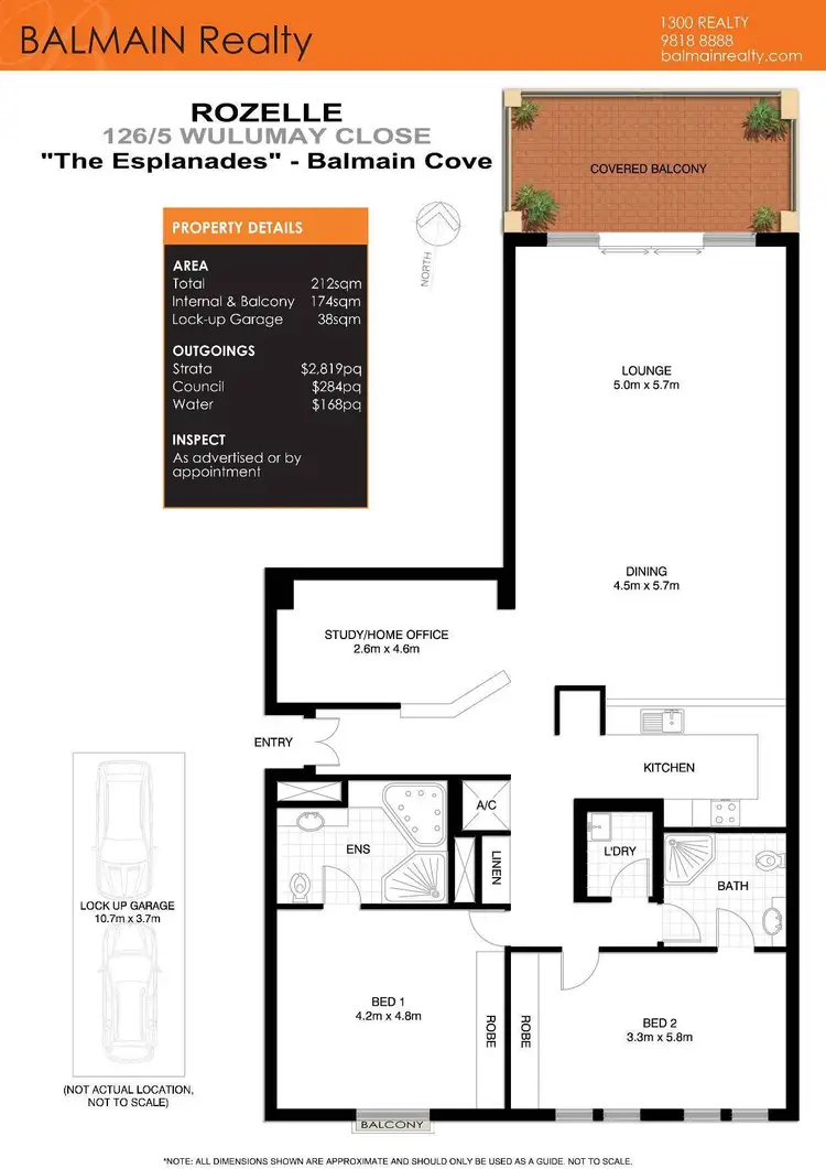 Floorplan of Homely apartment listing, 126/5 Wulumay Close, Rozelle NSW 2039