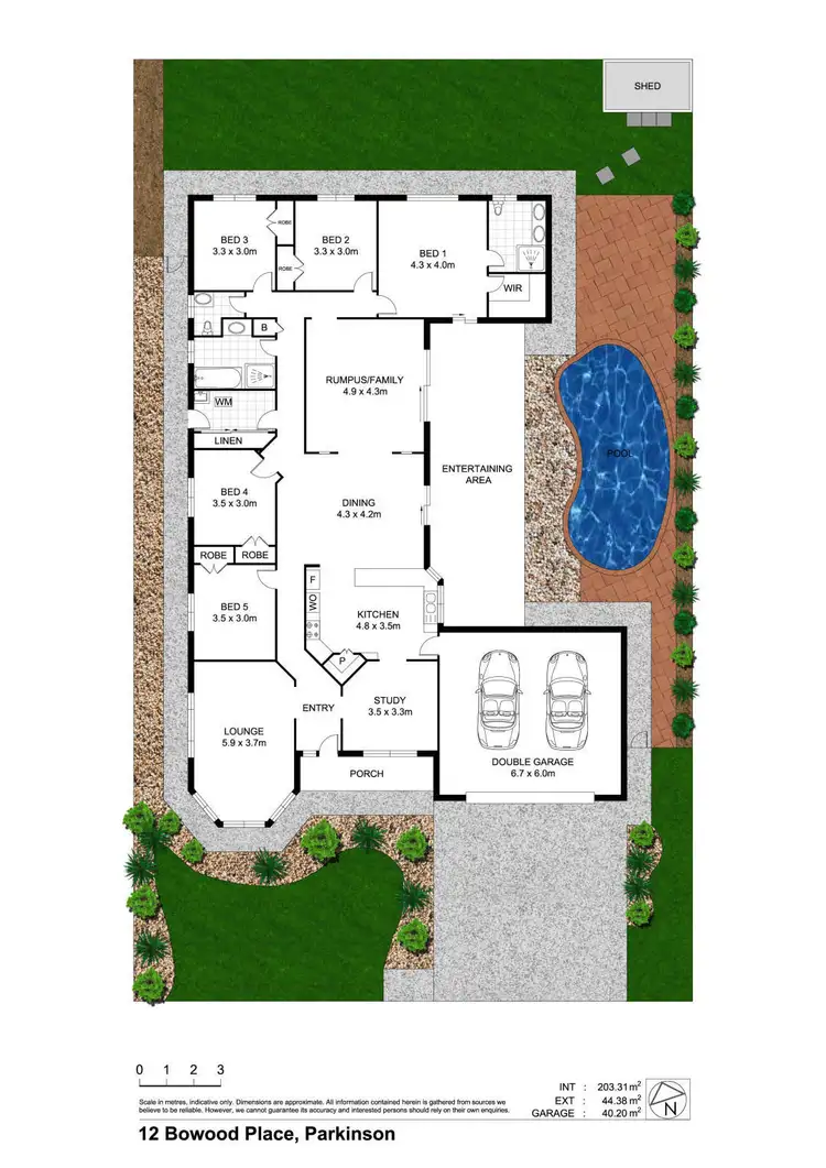 Floorplan of Homely house listing, 12 Bowood Place, Parkinson QLD 4115