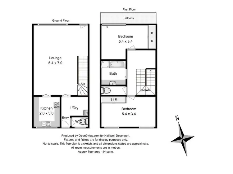 Floorplan of Homely house listing, 3/7 Percy Street, Devonport TAS 7310