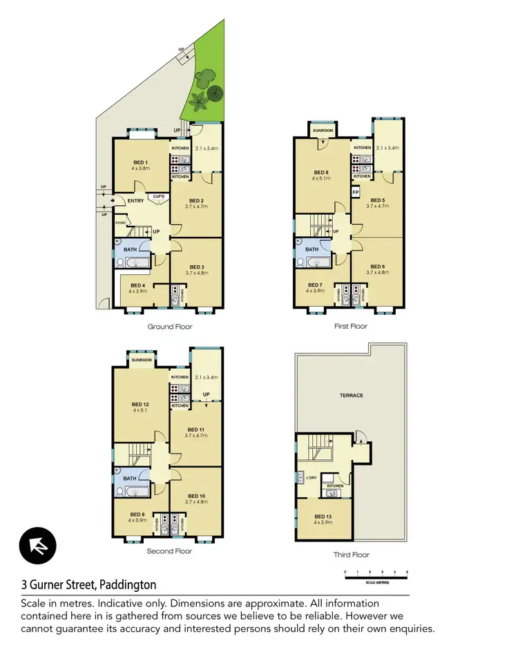 Floorplan of Homely block of units listing, 3 Gurner Street, Paddington NSW 2021