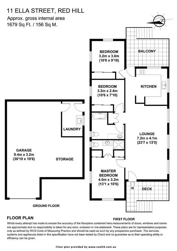 Floorplan of Homely house listing, 11 Ella Street, Red Hill QLD 4059