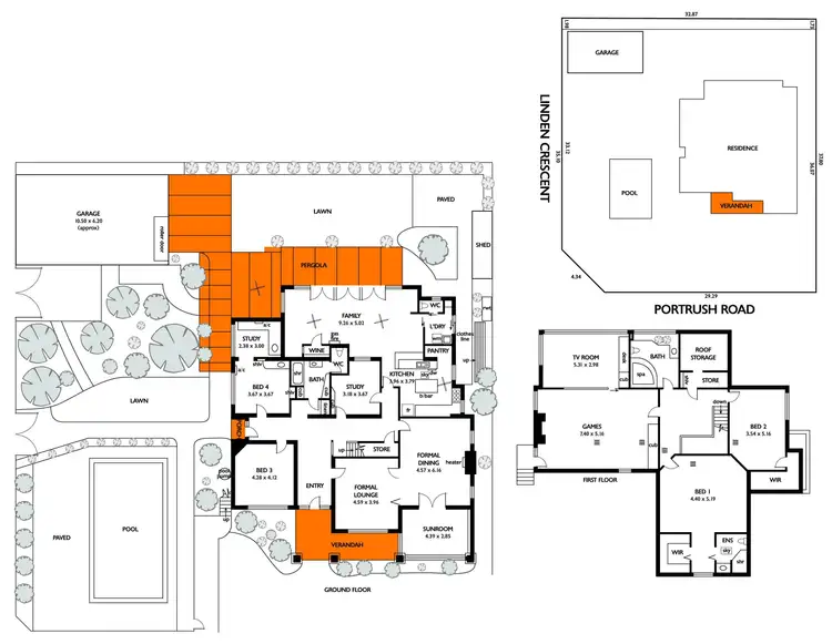 Floorplan of Homely house listing, 410 Portrush Road, Linden Park SA 5065